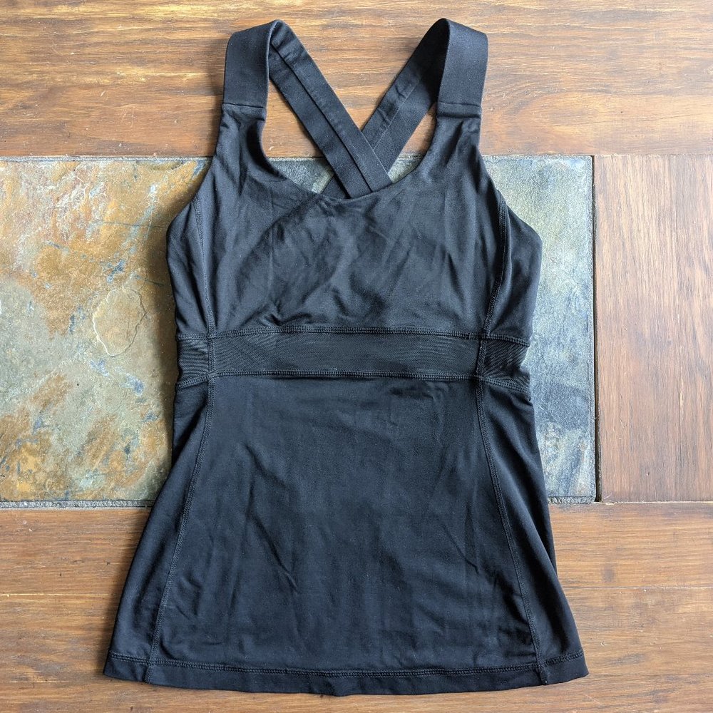 ✨ Lululemon Tank with Built in Bra in Black